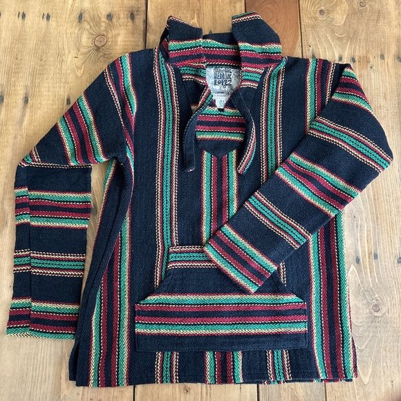 Baja Hoodie Original Senor Lopez Made in‎ Mexico Black L - Picture 1 of 6